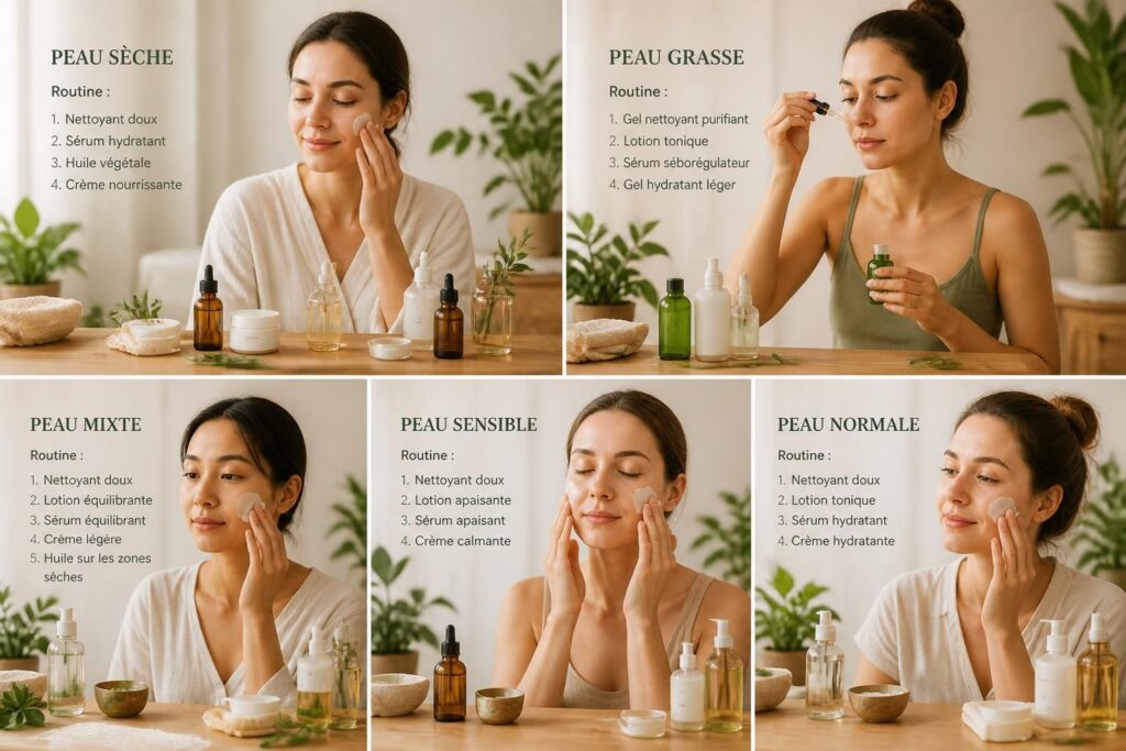 Routine soin du visage : le guide complet par type de peau