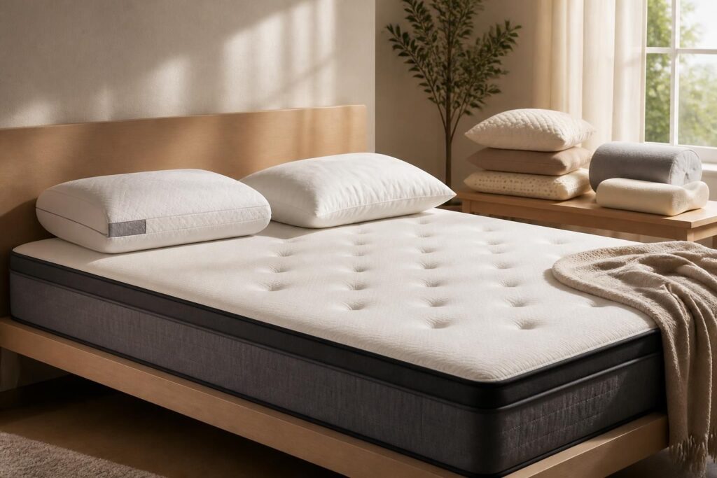 Choisir un oreiller et un matelas adaptés