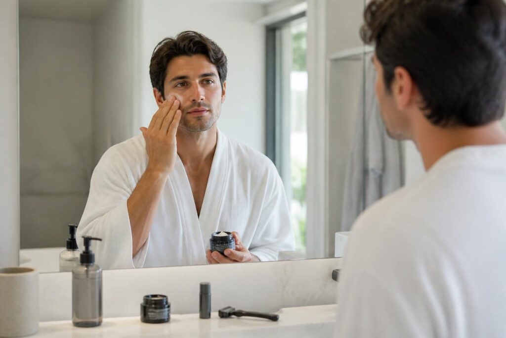 Routine beauté homme : l’essentiel simple