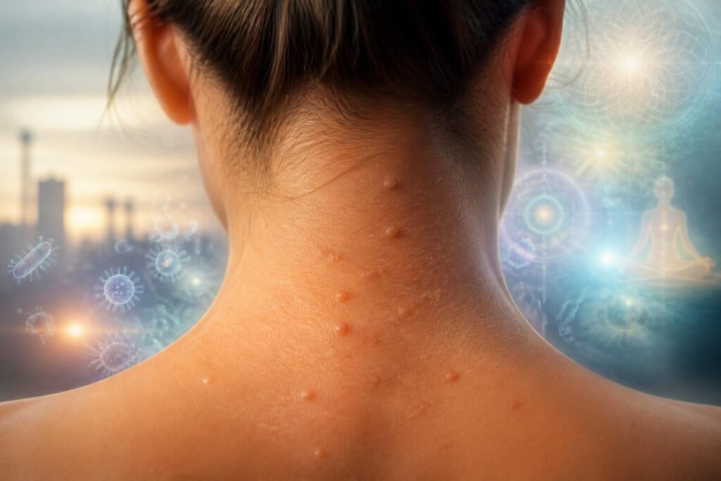 découvrez les causes courantes des boutons dans la nuque et leurs interprétations spirituelles pour mieux comprendre ce phénomène et ses messages.