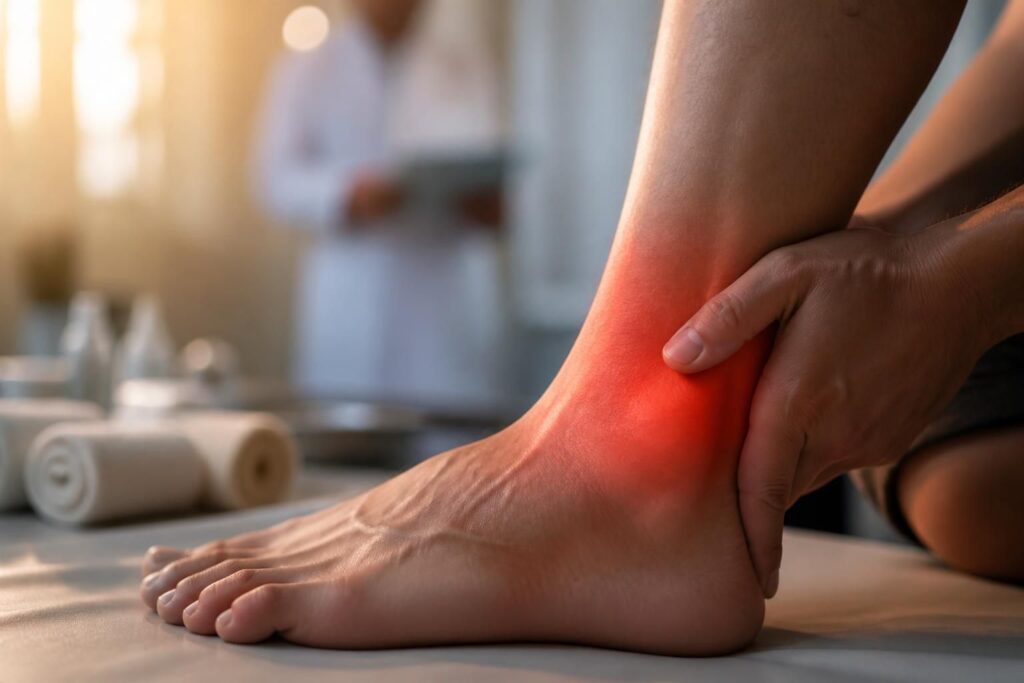 découvrez les causes fréquentes de la douleur à la cheville qui remonte dans la jambe et les traitements adaptés pour soulager et soigner efficacement cette douleur.
