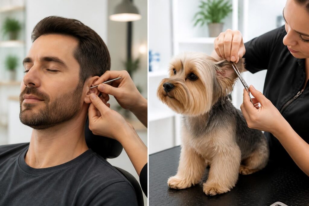 découvrez les méthodes d'épilation adaptées pour les oreilles, spécialement conçues pour les hommes et les animaux, alliant sécurité et efficacité.