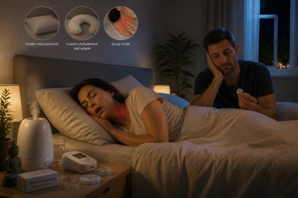 Femme qui ronfle : causes, impacts et solutions pour mieux dormir