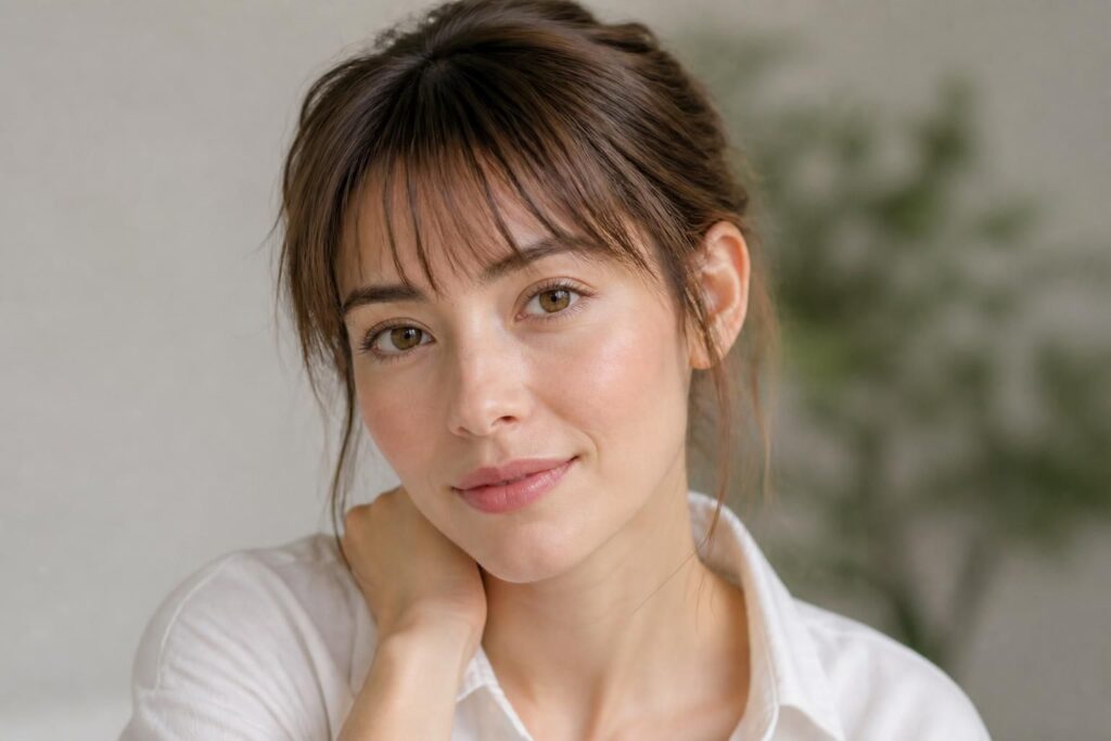 Frange effilée cheveux fins : astuces pour un effet léger et naturel