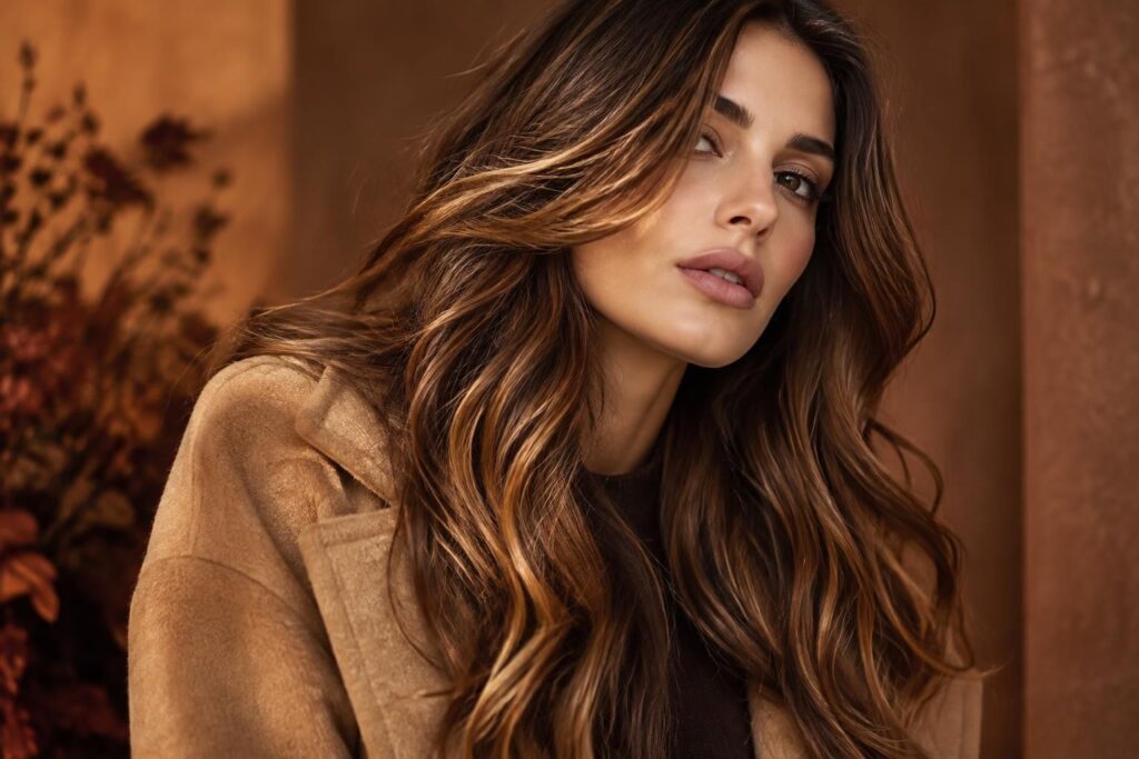 Cheveux couleur automne hiver 2025 : nuances à adopter cette saison